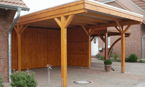 carport en bois