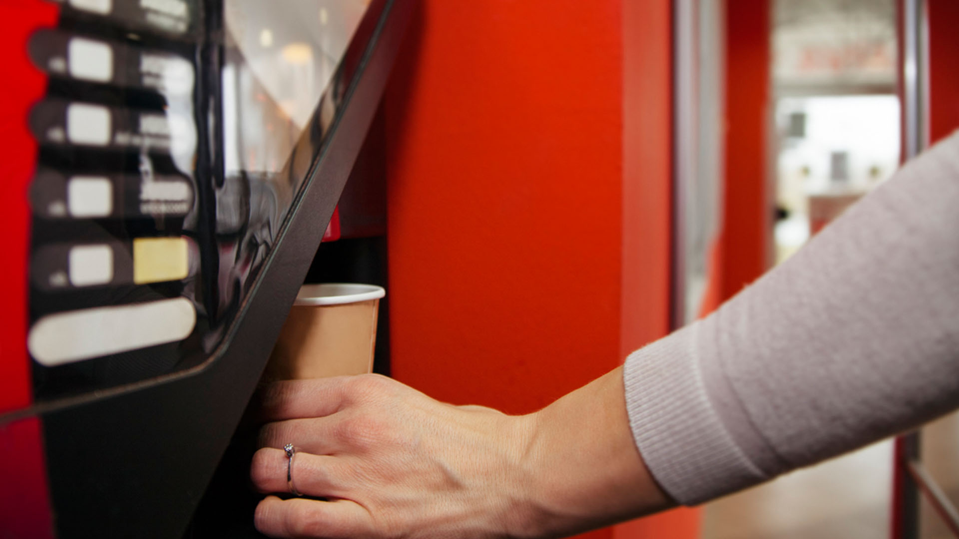Koffiemachine op kantoor