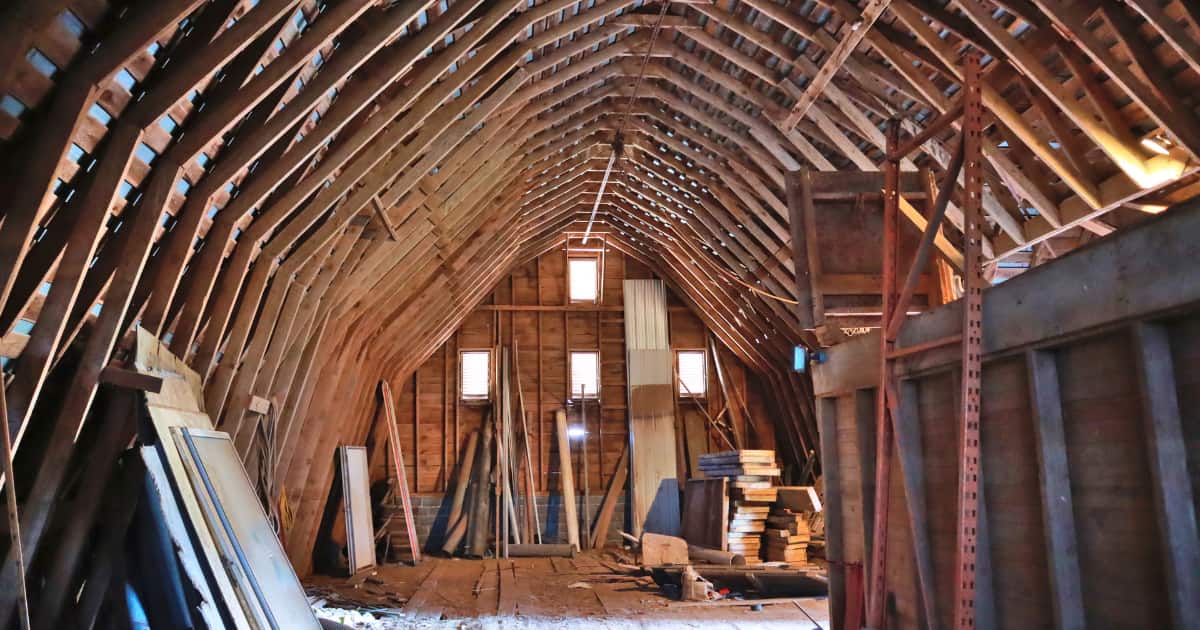 Des chevrons d'une maison