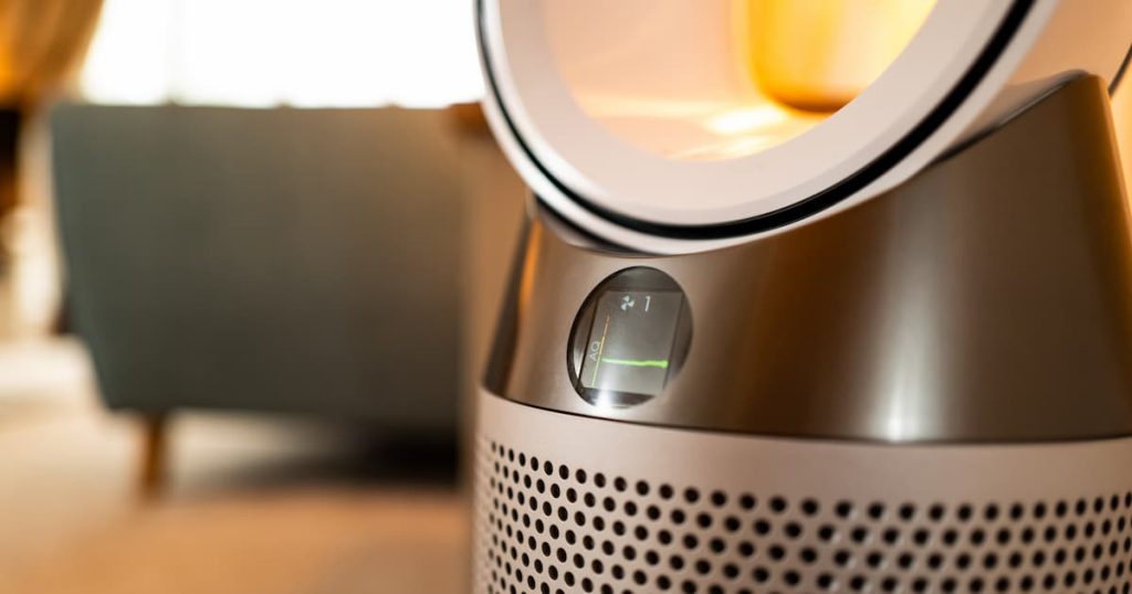 Un purificateur d'air dyson