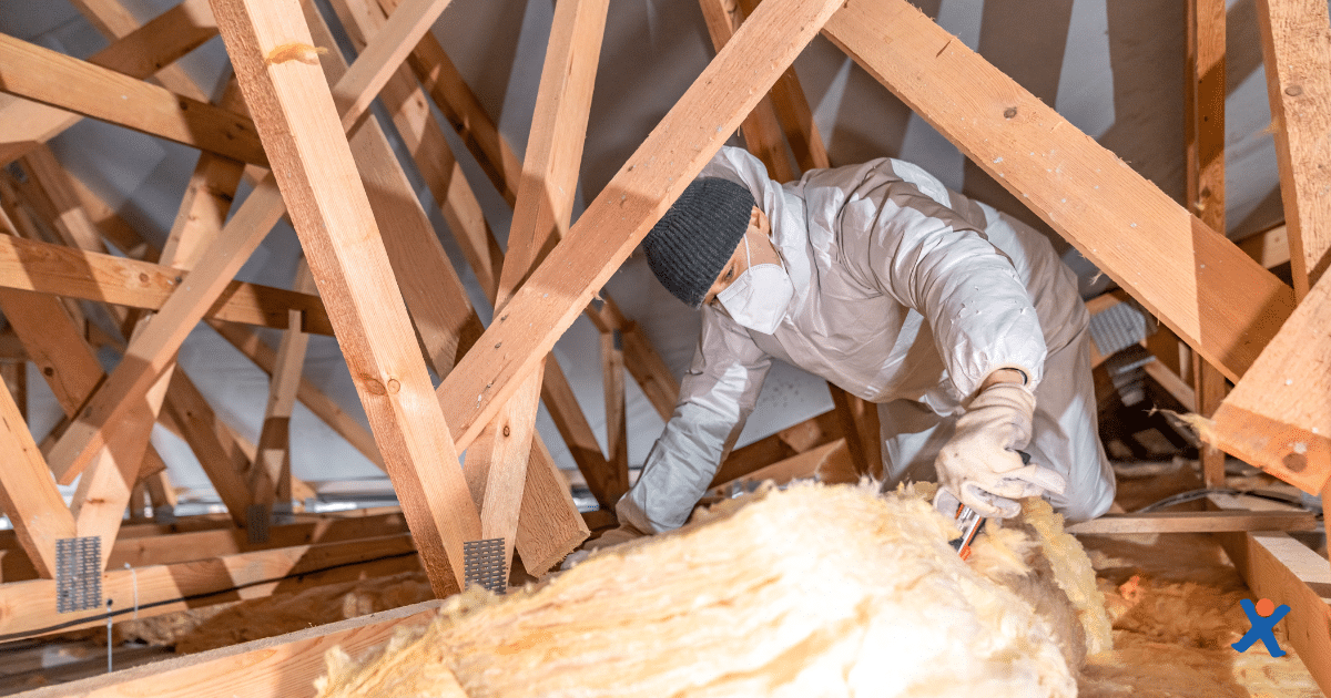 Isolation d'un toit par un specialiste