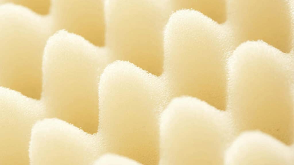 zoom sur matériau isolant polyuréthane