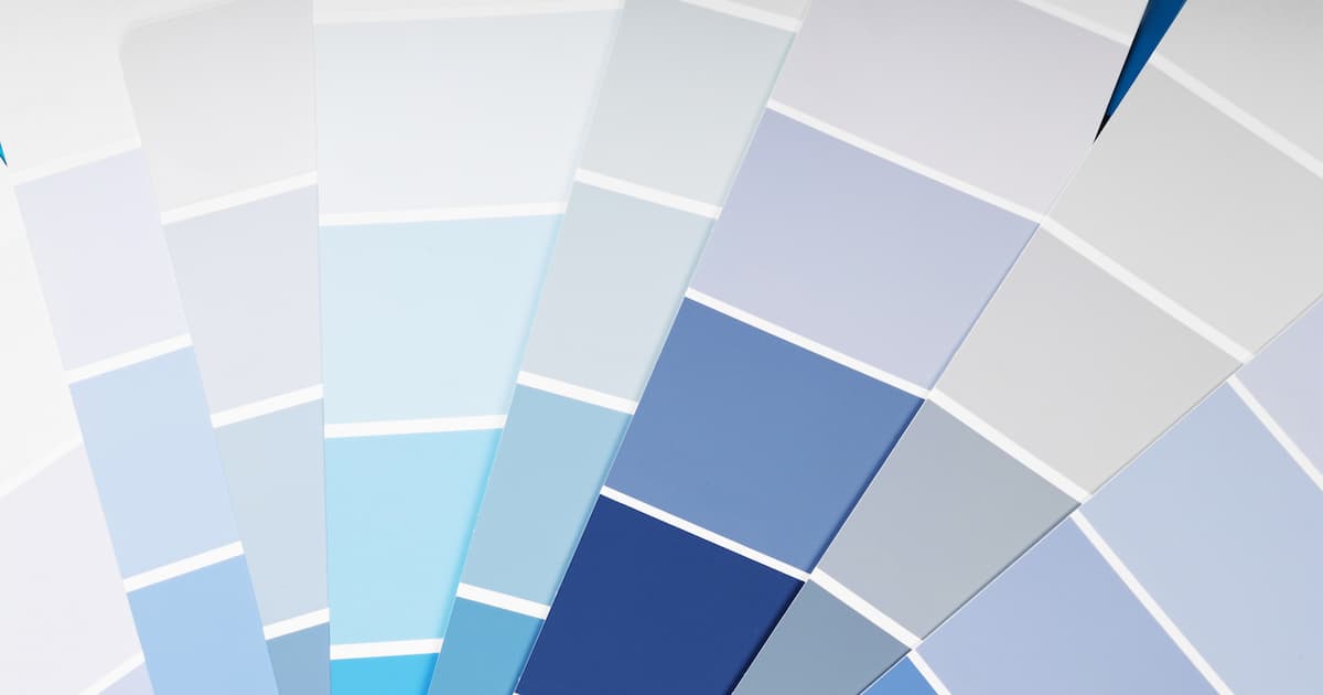 Catalogue de conception de palette d'exemples de couleurs.