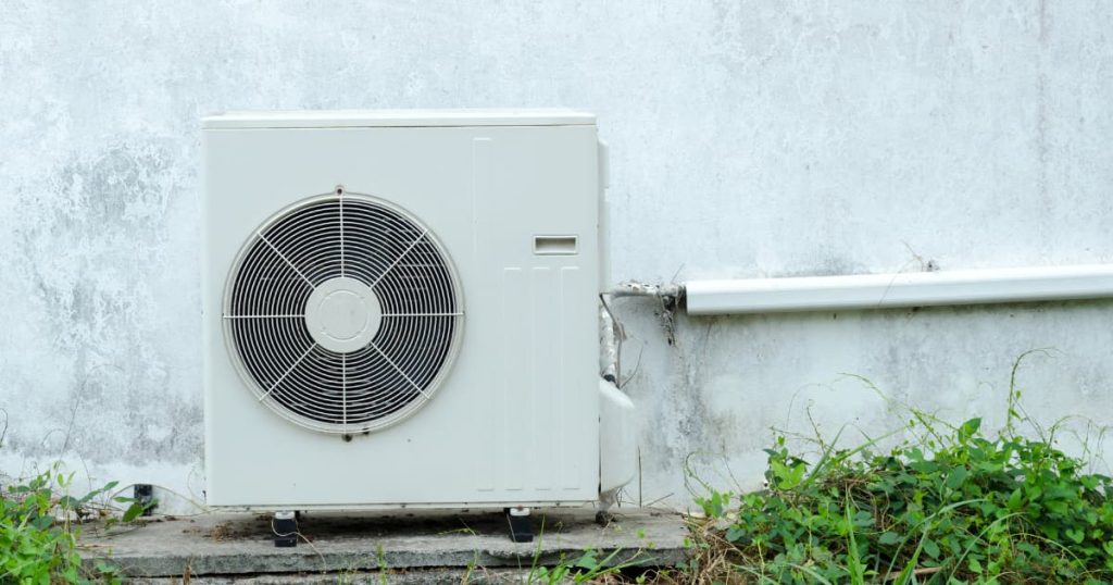 climatisation unité extérieur au sol