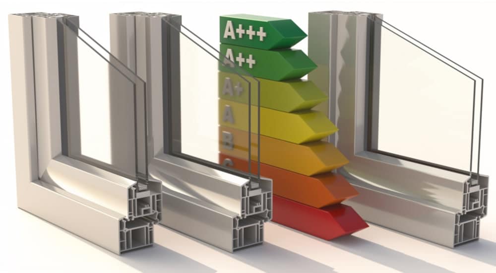 Double vitrage : meilleure capacité d'isolation