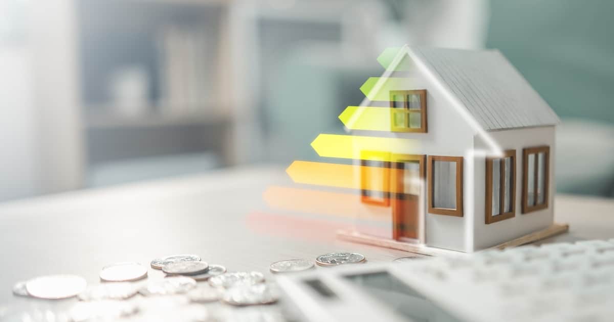 Schéma montrant la consommation d'énergie d'une maison.