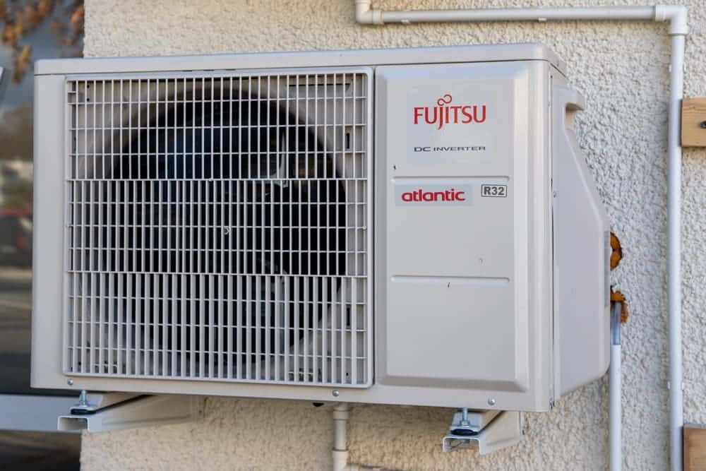 unité extérieure d'une pome à chaleur Atlantic Fujitsu