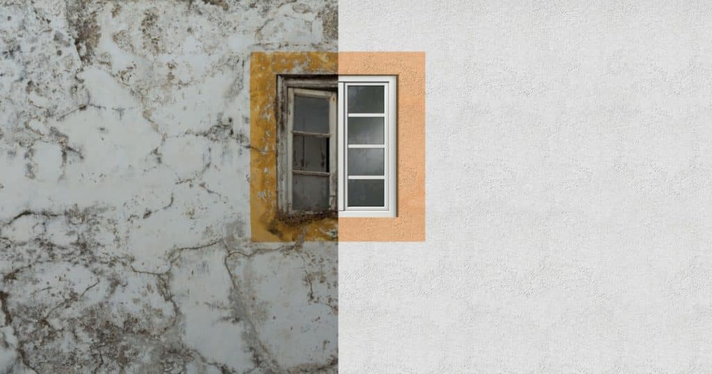 Comment nettoyer un crépi blanc ?