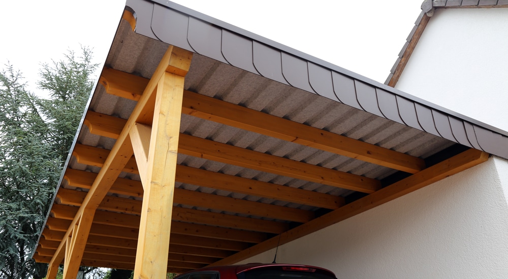 Houten Carport Als Aanbouw