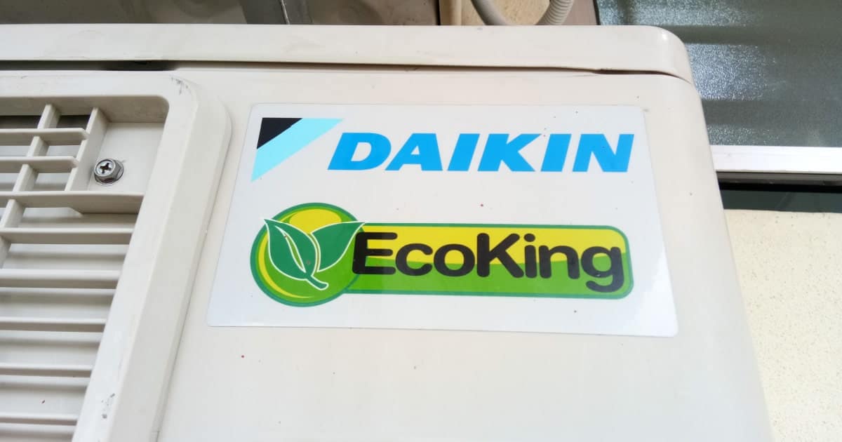 Daikin warmtepomp ecologisch label
