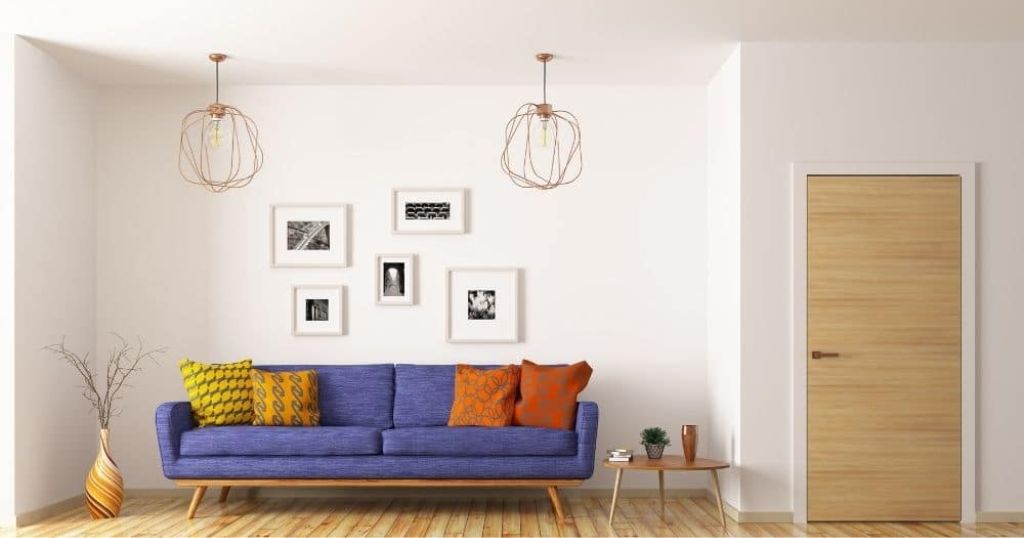 Klassieke binnendeuren in een moderne woning.