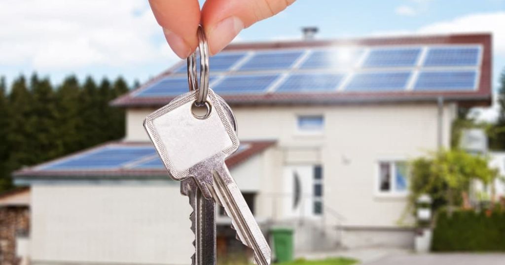 Zonnepanelen huurhuis.