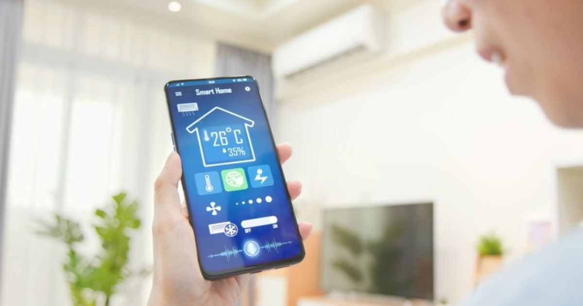 Apps op een smartphone die je kan gebruiken samen met de slimme airco.