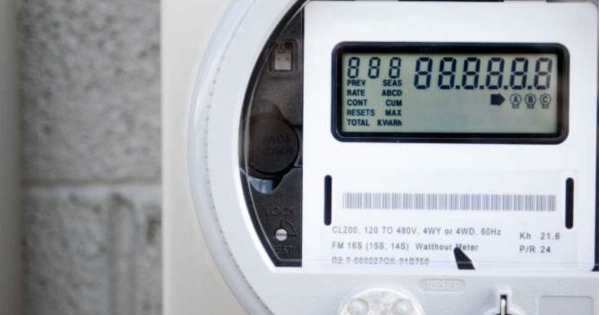 Een digitale meter voor zonnepanelen.