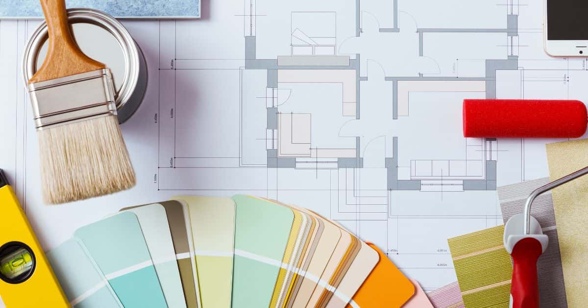 Kleurstalen, verfgerief en het grondplan van een woning: dankzij het professioneel advies van erkende specialisten krijgen je ruimtes elk afzonderlijk een eigen karakter en vormen ze samen tocht één mooi geheel.