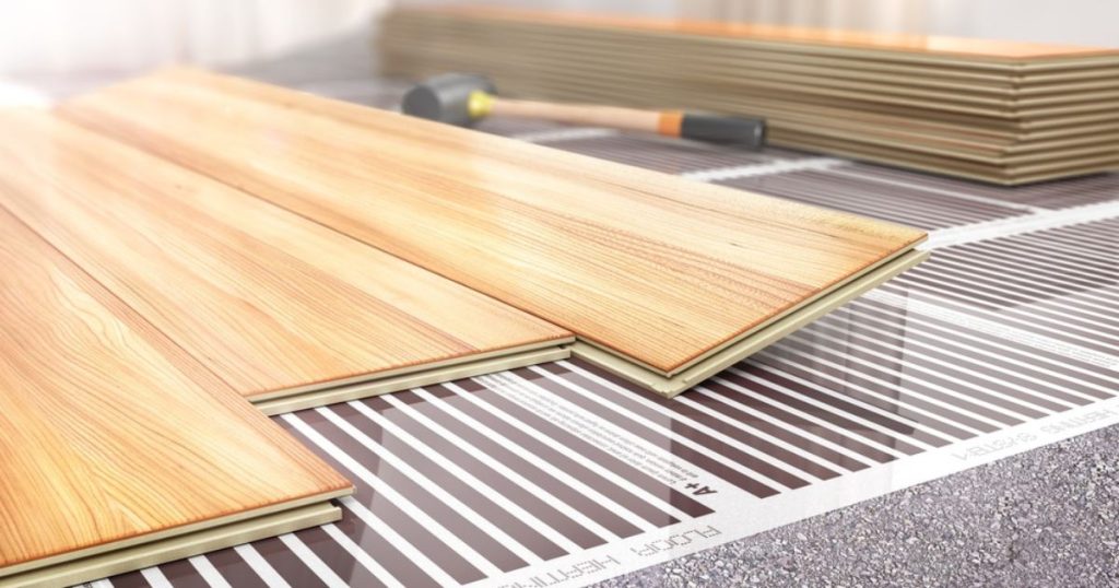 Parket vloeren voor vloerverwarming