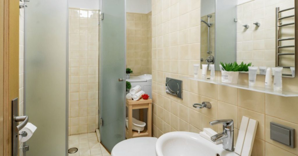 mat acryl badkamer