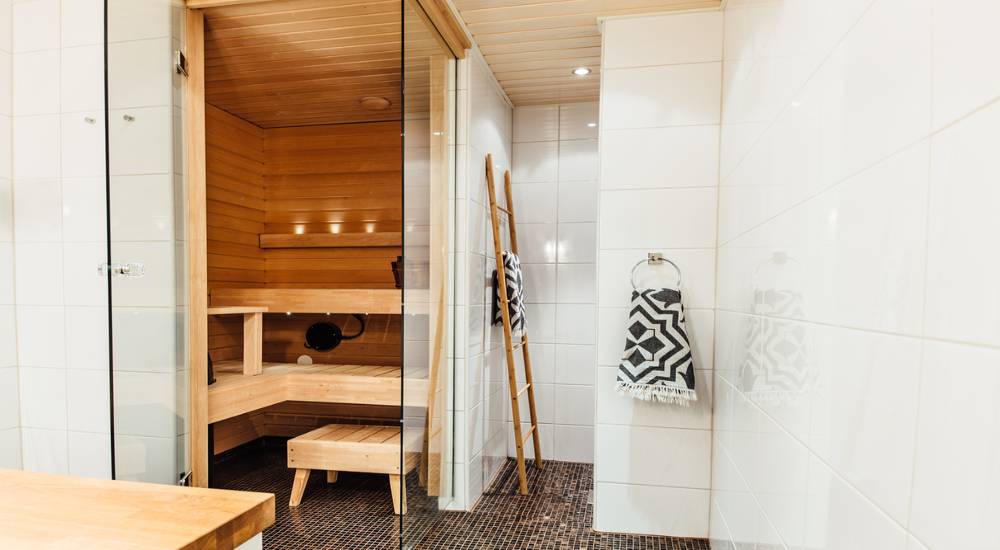 sauna badkamer